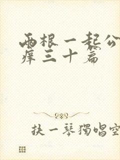 两根一起公憩止痒三十篇