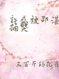 许盛被邵湛站着捅哭