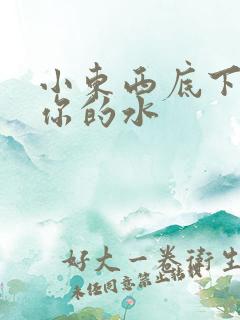 小东西底下都是你的水