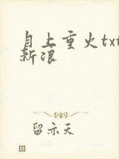 月上重火txt新浪