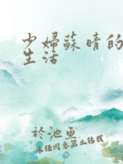 少妇苏晴的性荡生活