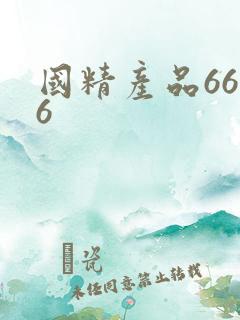 国精产品6666