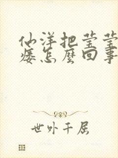 仙洋把莹莹干肛瘘怎么回事