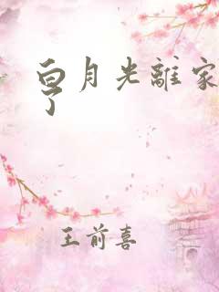 白月光离家出走了