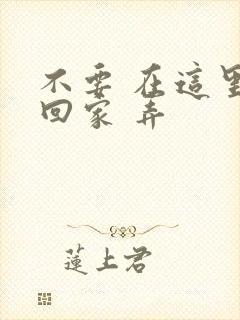 不要 在这里 回家 弄