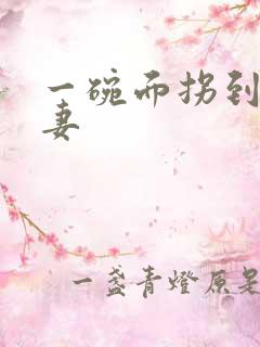 一碗面拐到美艳妻