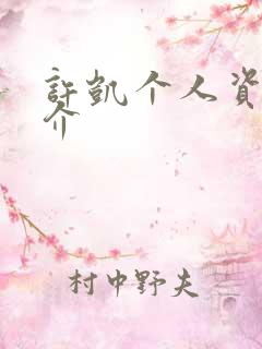 许凯个人资料简介