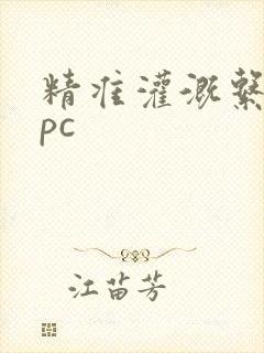 精准灌溉系统npc