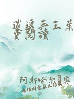 逍遥兵王叶成免费阅读