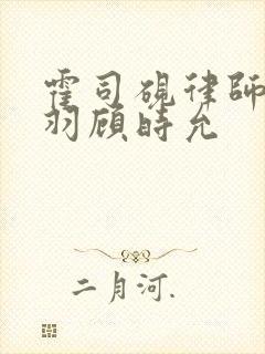 霍司砚律师温知羽顾时允