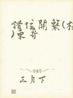 错位关系(校园)东哥