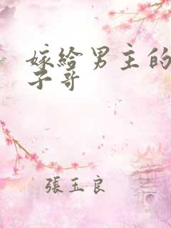 嫁给男主的病秧子哥