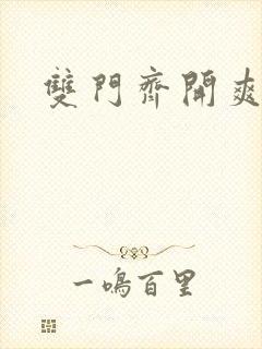 双门齐开爽死啦