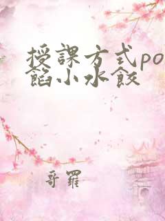 授课方式po肉馅小水饺