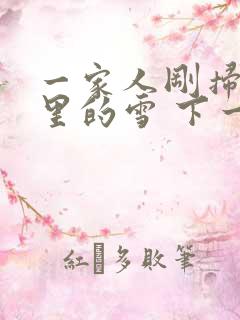 一家人刚扫完院里的雪 下一秒白干