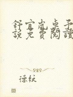 舒宜岚卓予淮小说免费阅读全文