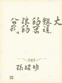 公狼的粗大挺进我的密道