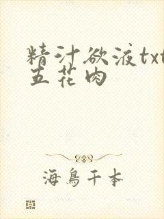 精汁欲液txt五花肉