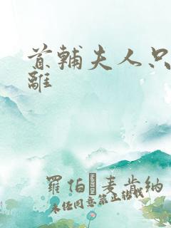 首辅夫人只想和离