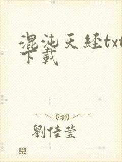 混沌天经txt下载