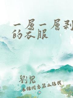 一层一层剥开我的衣服