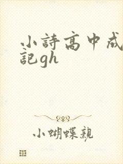 小诗高中成长日记gh