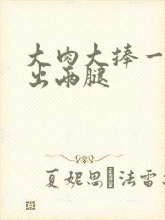 大肉大捧一进一出两腿