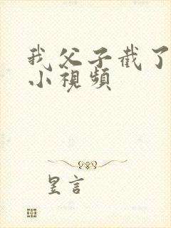 我父子截了一段小视频