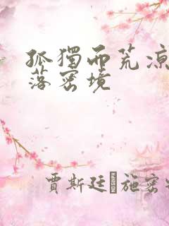 孤独而荒凉的失落密境