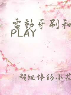 电动牙刷和花洒PLAY