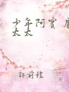 少年阿宾 房东太太