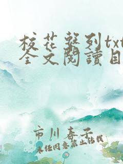 校花系列txt全文阅读目录