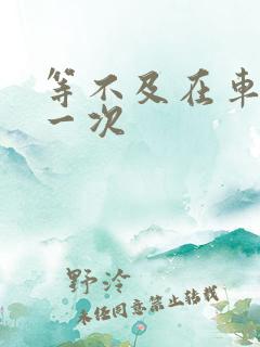 等不及在车里做一次