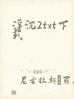 浮沉2txt下载