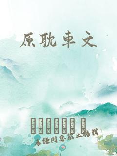 原耽车文