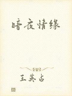 暗夜情缘
