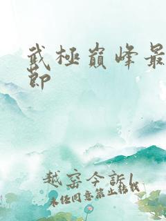 武极巅峰最新章节