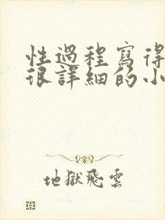 性过程写得很黄很详细的小说