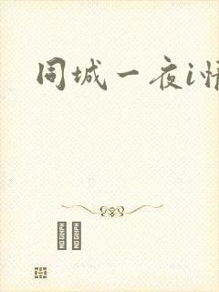 同城一夜i情