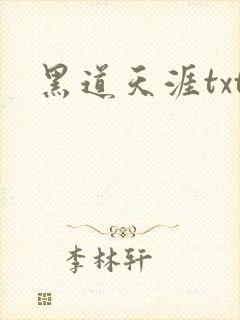 黑道天涯txt