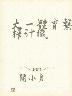 大一体育系精牛榨汁机