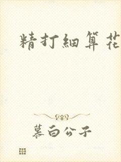 精打细算花满筛