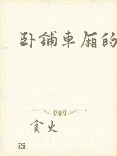 卧铺车厢的艳遇