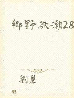 乡野欲潮28章
