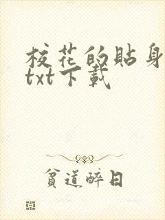 校花的贴身保镖txt下载