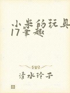 小米的玩具日记17笔趣