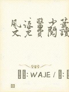 风流医少萧轩全文免费阅读