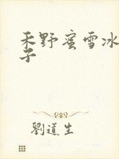 禾野蜜雪冰城本子