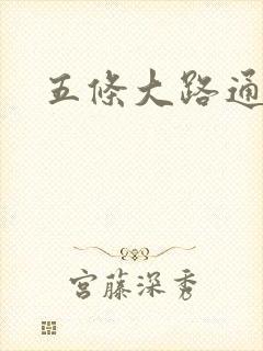 五条大路通阴间