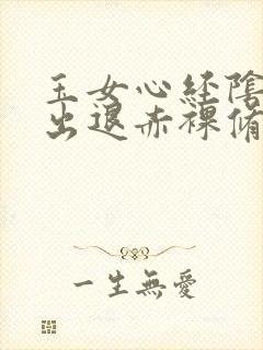 玉女心经阴进阳出退赤裸修行